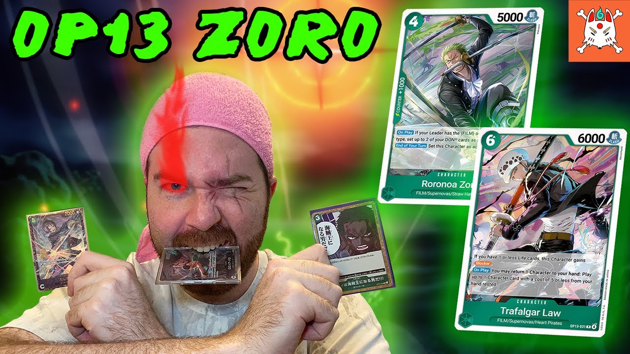 Мини-руководство Green Zoro OP13! | Карточная игра One Piece