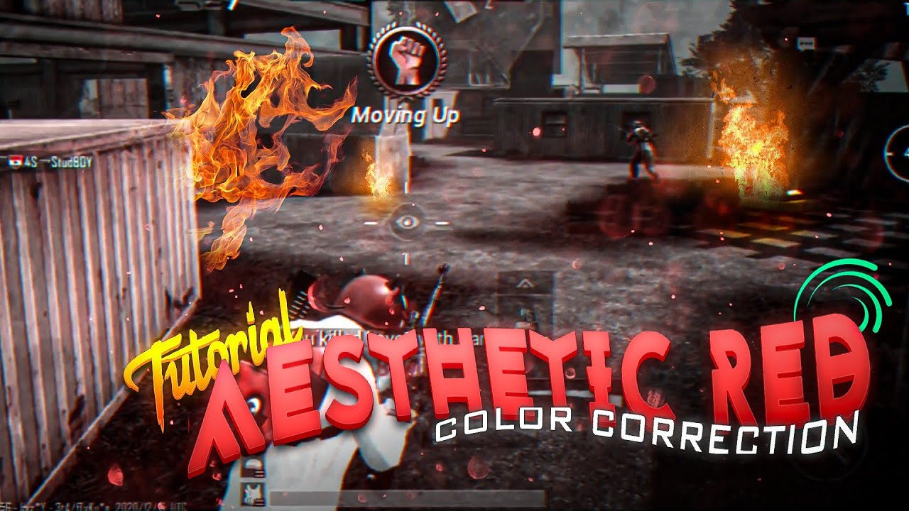 Aesthetic RED color correction on Alight Motion for montages | How to make a montage on android