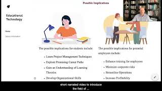 What does an Educational Technologist do?