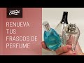 ♻ RENOVAR  FRASCOS de PERFUME con mucho Brillo !!!!! Transformación Total