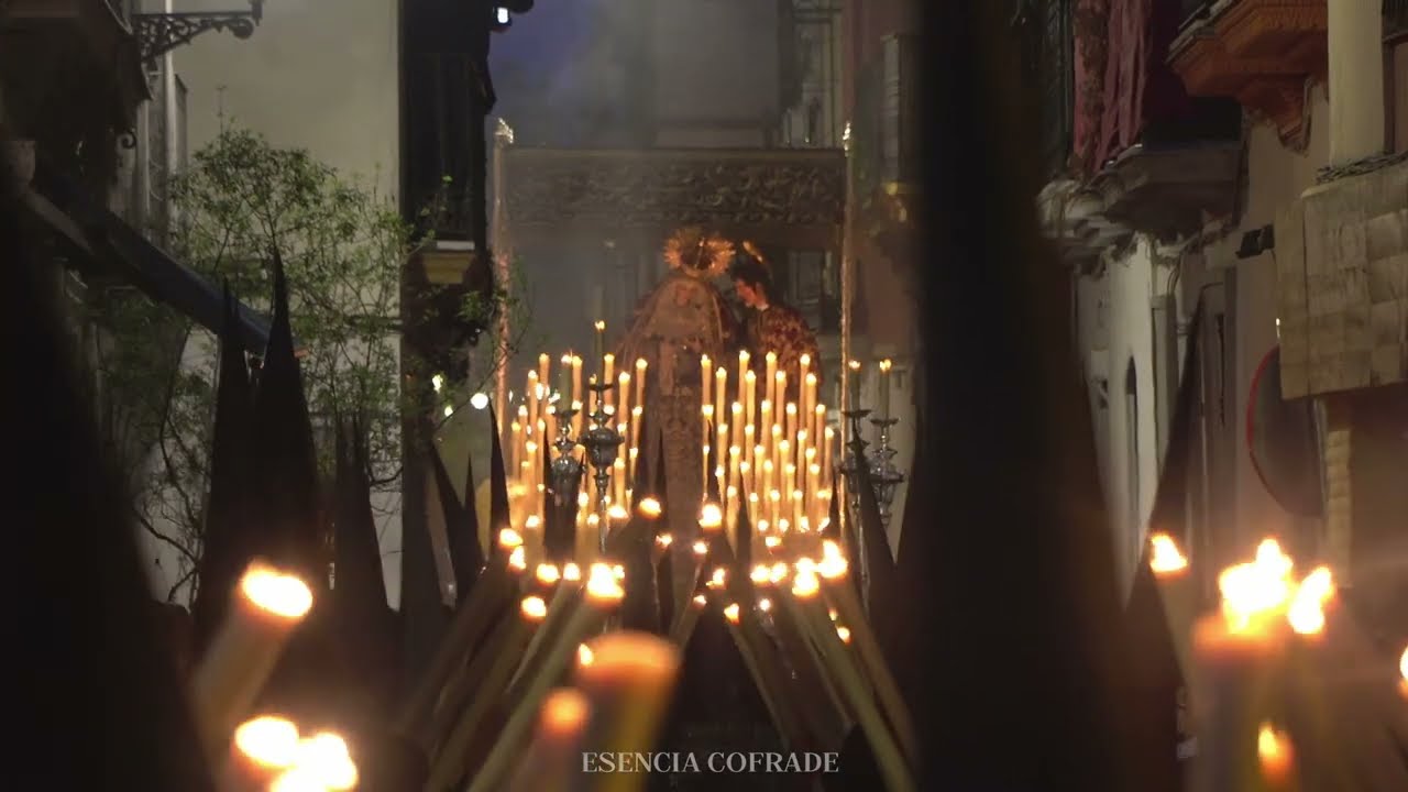 VIRGEN DEL MAYOR DOLOR Y TRASPASO POR CALLE BAÑOS | MADRUGÁ 2023