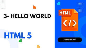 3- Hello World - HTML tutorials for beginners