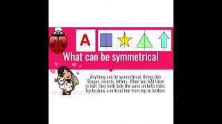 Symmetry to Kindergarten kids #mathematics #symmetric #symmetrical #maths #english