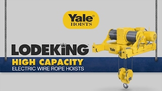 Yale LodeKing Wire Rope Hoist by Tri-State Overhead Crane 422 views 7 years ago 1 minute, 9 seconds