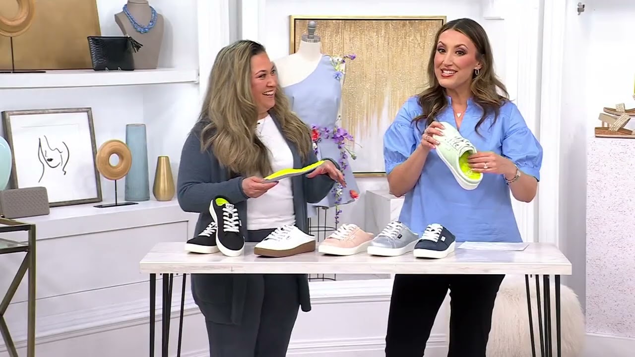 Ryka Fixed Lace Sneaker Mules - Viv Classic Mule on QVC - YouTube
