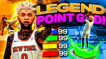 MY LEGEND PLAYMAKING SHOT CREATOR BUILD IS INSANE IN NBA 2K21! FASTEST SIGNATURE STYLES + BEST BUILD