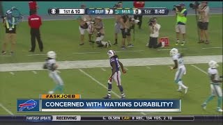 Sammy Watkins exits Bills-Dolphins with calf injury