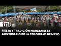 Colonia Primero de Mayo celebra su 54 aniversario con gran fiesta popular en Managua