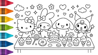 Sanrio Coloring Cute &amp; Fun Drawing, Painting &amp; Coloring For Kids and Toddlers_Child Art