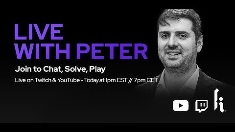Live with GM Peter Svidler | Chat, Learn, Play