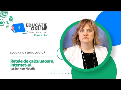 Educație tehnologică, Clasa a III-a, Rețele de calculatoare. Internet-ul