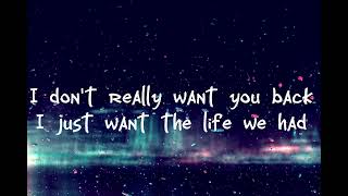 I don’t want you back - AJ Mitchell (Lyric video)