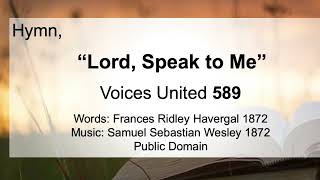 Lord Speak to Me | Voices United 589