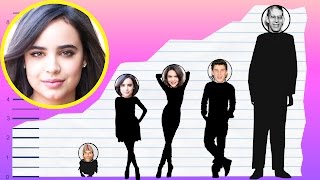 Find out how tall sofia carson is! to help visualize her height, we've
included a side by comparison with other celebrities, short and tall!