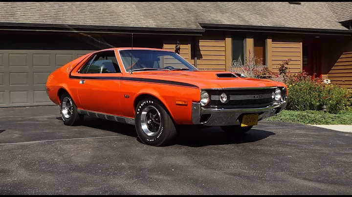 1970 AMC AMX in Big Bad Orange & 390 Engine Sound on My Car Story with Lou Costabile