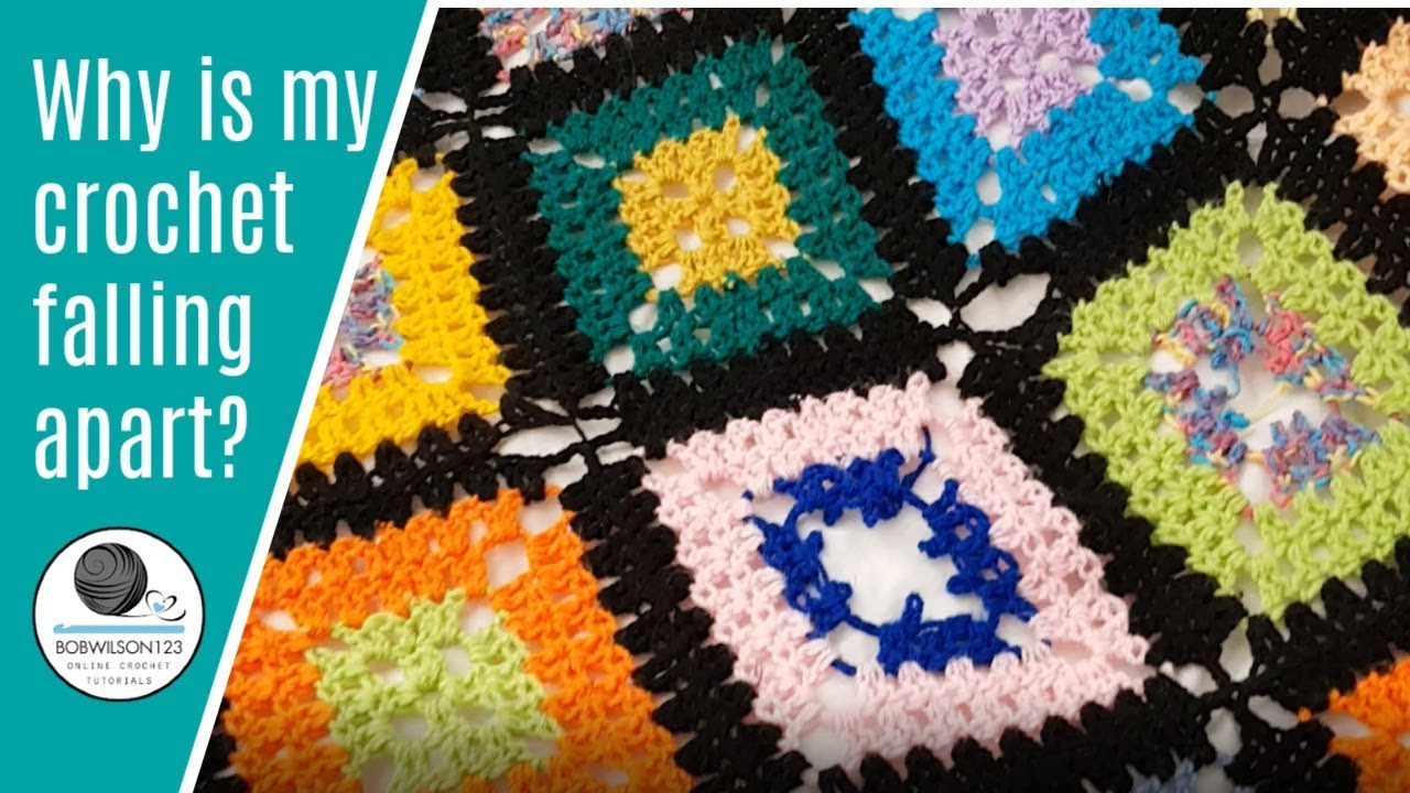 Why is my crochet falling apart ? crochet crochetblanket YouTube