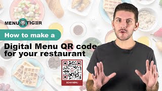 How to make a digital Menu QR code for your restaurant (Menu QR Code) | MENU TIGER