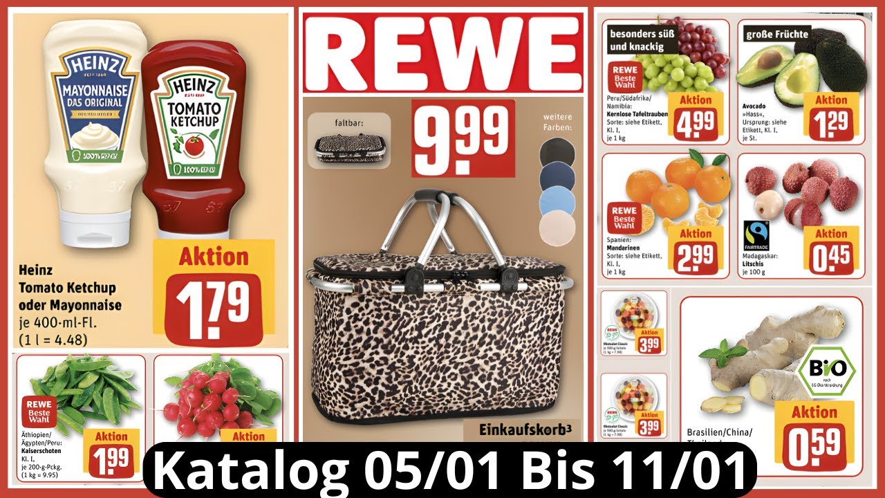 REWE Deutschland | Neuer Prospekt vom 05/01/26 bis 11/01/2026 | Angebote & Aktionen 