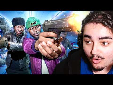Plain Leo Reacts to AMP ESCAPE OR DIE (RESIDENT EVIL IRL)