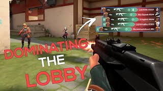 DOMINATING The Lobby - Valorant