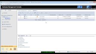 HMC web applicatio to power on off managed system