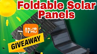 Mini Foldable Solar Panels For Traveling | TEMUHAUL