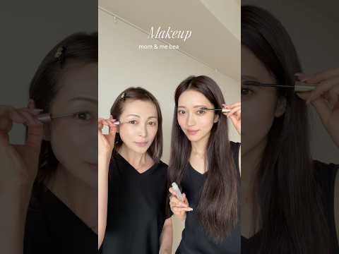 ママと一緒にメイクアップ💞 #makeup #grwm #asmr #makeuptutorial #メイクアップ #メイク動画 #親子 #メイク
