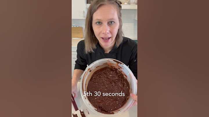 Temper Chocolate in the Microwave