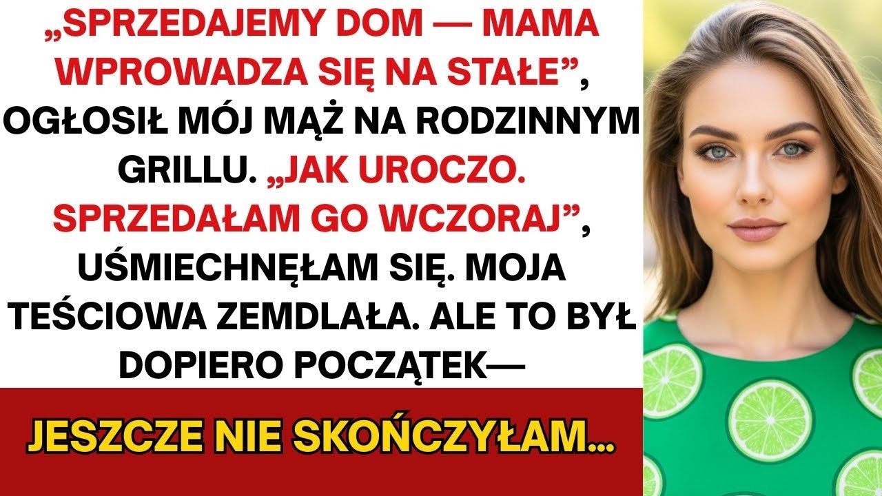 Mój mąż i teściowa planowali sprzedać nasz dom za moimi plecami — zniszczyłam ich rodzinny spisek…