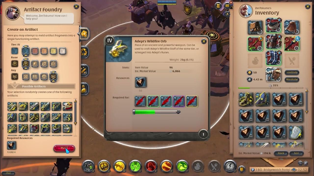 Albion Online Crafting Artifact Rune Tier 4 เสียเวลาแต่ได้กำไร YouTube