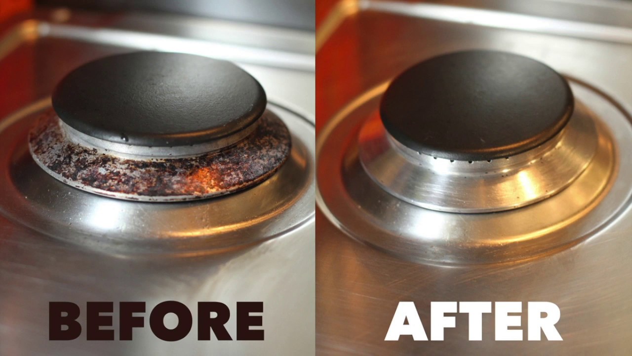 HOW TO CLEAN EASILY A GAS BURNER !