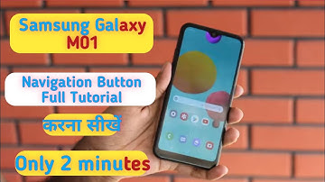 How to change navigation button in samsung M01 , Samsung Galaxy M01 Navigation Button