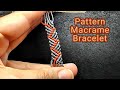 Pattern Macrame Bracelet - Padrão Para Pulseira Macrame Passo a Passo.