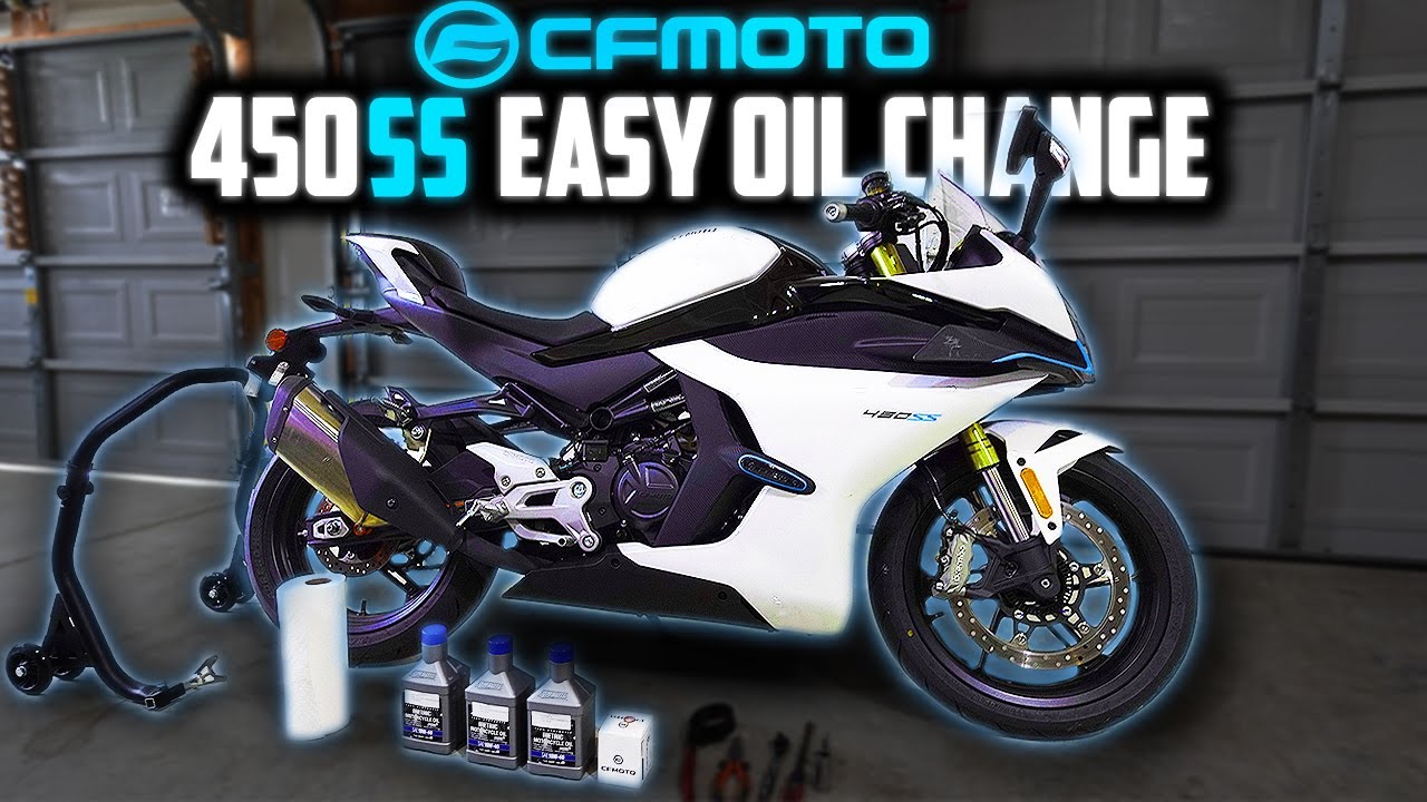 CFMOTO 450SR — DIY First Oil Change Step by Step