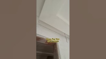 Moses Pop Man Ceiling work in Ghana 🇬🇭 🙌