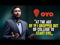 Oyo founder ritesh agarwals speech leaves audience speechless  youngest billionaire from india