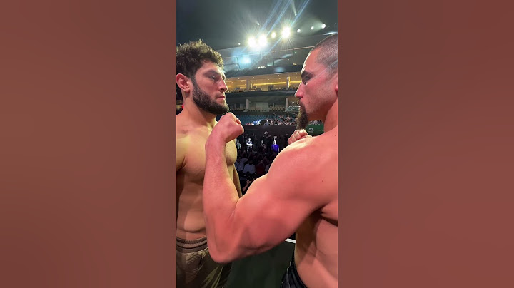 Robert Whittaker vs Ikram Aliskerov faceoff