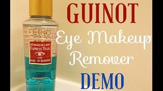 Guinot: Eye Makeup Remover Demo