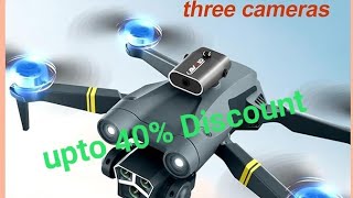 Drone 4K WiFi FPV 1080P HD Dual Camera Altitude Hold Headless Mode Visual Positi
