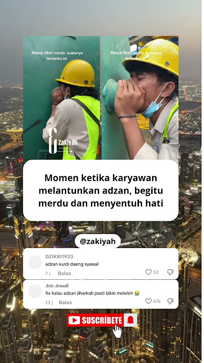 momen suara karyawan merdu saat adzan #viral #fypシ゚viral #adzanmerdu #karyawan #lantunanmerdu #fyp