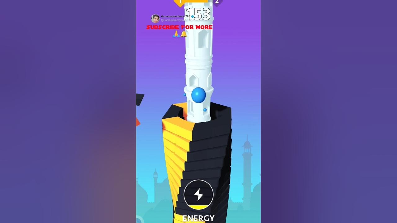 Stack Bounce Game play shorts short funnygaming cartoon 