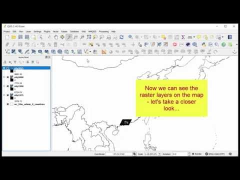 How to add raster data to QGIS