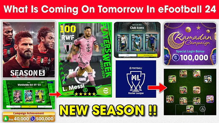 What Is Coming On Tomorrow In eFootball 2024 Mobile !! New Season 5 Update & Free eFootball Coins 🤩🔔 - DayDayNews