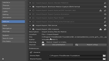 Blender 2.9 GR2 Importer