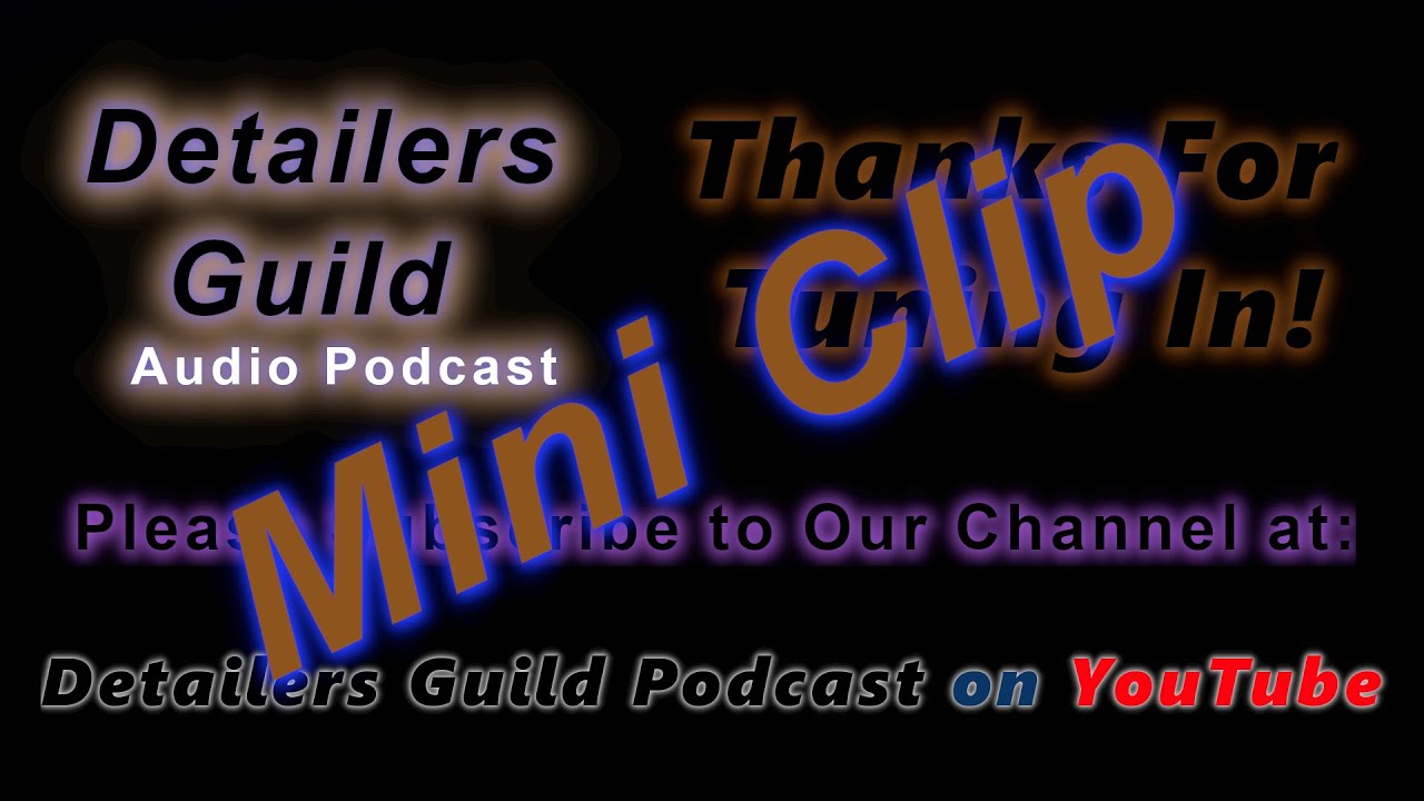 Detailers Guild - We love the New Stereo App and we talk about behind the scenes with our show!