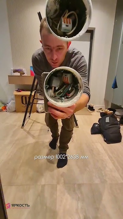 ️ Зеркало от пола до потолка как часть стены #зеркалоназаказ # ...