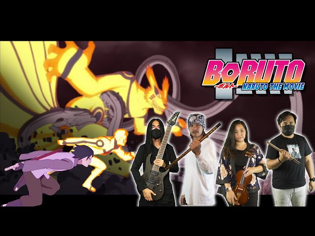 BORUTO SOUNDTRACK - SPIN AND BURST - COVER by Wan Kibot feat Linda | Khairul Ariffin | Ramzul class=