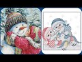 fabulous and amazing snow man cross stitch pattern designs collection for everything #short