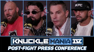 Full BKFC KnuckleMania 4 Post-Fight Press Conference | Mike Perry, Ben Rothwell, More