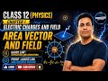 Class 12 Physics Chapter-1 ||Electric Charges And Field || Area Vector, Flux and Proof of Gauss Law